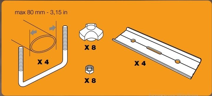 Box dachowy Art Plast Carbon 320 l czarny zdjęcie 3