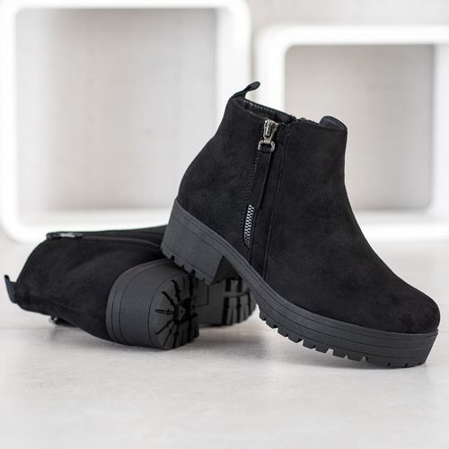 Czarne Botki Na Platformie r.36 na Arena.pl