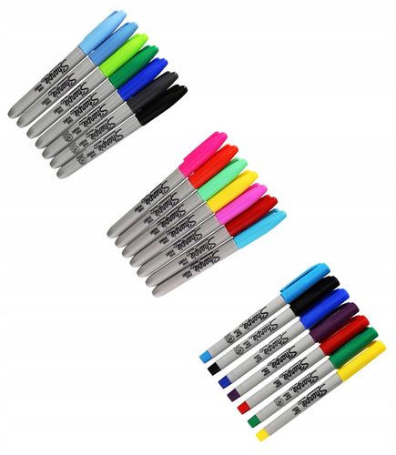 marker sharpie big pack moth 21kol. 2079805  8055 na Arena.pl
