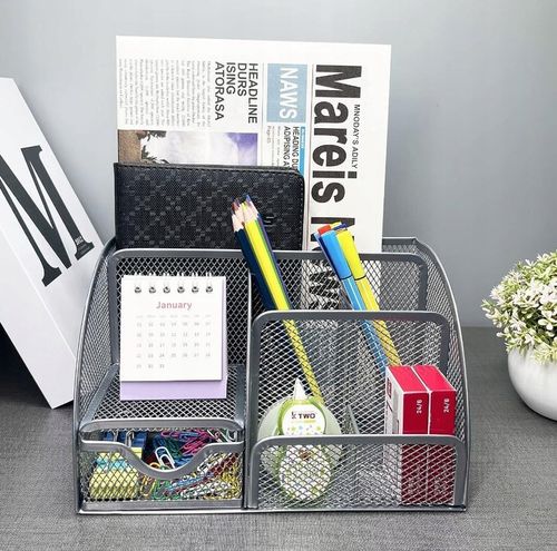 PRZYBORNIK NA BIURKO ORGANIZER NA KREDKI POJEMNIK na Arena.pl