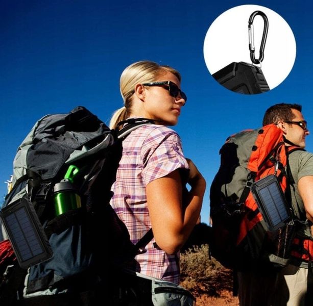 SOLARNY POWER BANK 20000mAh 2x USB LATARKA zdjęcie 3