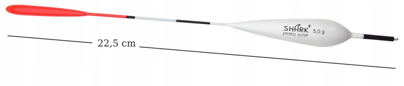 Spławik Przelotowy z BALSY SHARK Perfekt Hunter 5,0 g / 22,5 cm zdjęcie 2