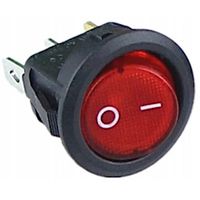 Przełącznik SPST czerwony 12V LED DC samochodowy