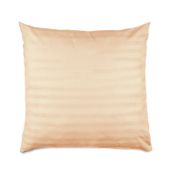 Poszewka satyna bambusowo-bawełniana STRIPE BEIGE 40x40 beżowa