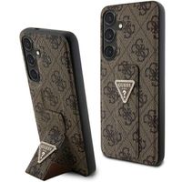 Guess GUHCS24SPGS4TDW S24 S921 brązowy/brown hardcase Grip Stand 4G