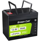 GREEN CELL CUBE AKUMULATOR LiFePO4 80AH 12.8V DO KAMPERA IP65