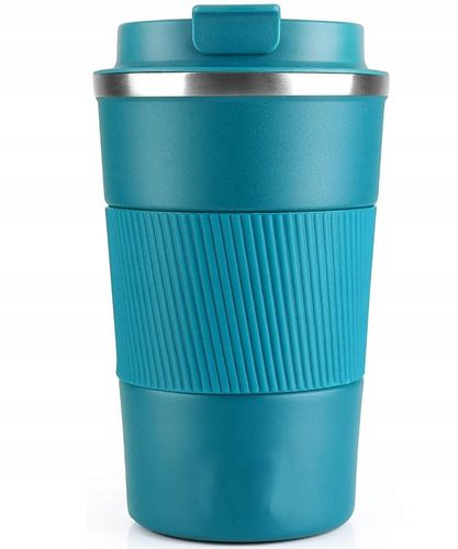 Kubek termiczny na kawę 510ML butelka termos napój  C61_Niebieski na Arena.pl