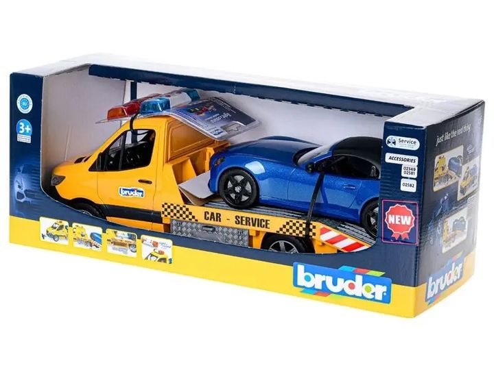 Bruder Transporter samochodowy MB Sprinter 02675 zdjęcie 3