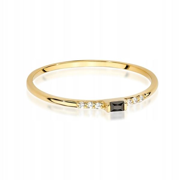 ZŁOTY PIERŚCIONEK 333 OBRĄCZKA z CYRKONIAMI r.14 zdjęcie 2