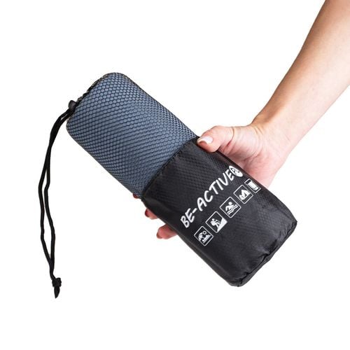 Ręcznik Szybkoschnący Z Mikrofibry 180X100 Szary na Arena.pl