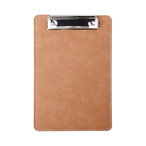 Skórzany clipboard A5 do sublimacji - brązowy zdjęcie 1