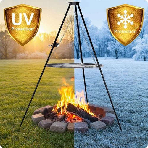 Ruszt na ognisko trójnóg 80 cm Berdsen BD-884 na Arena.pl