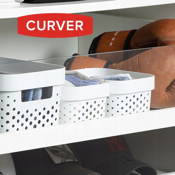 Curver Pojemnik Pudełko Ażurowe 1,4 L Biały zdjęcie 9