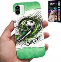 ETUI DO XIAOMI REDMI A1 - PIŁKA NOŻNA, FOOTBALL PIŁKA CASE + SZKŁO