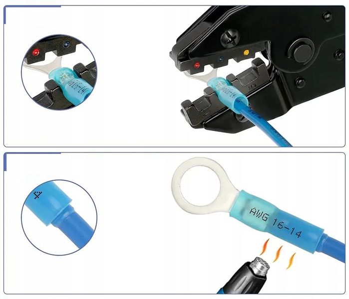 KONEKTORY Izolowane ZESTAW Konektorów + Zgrzewarka zdjęcie 10