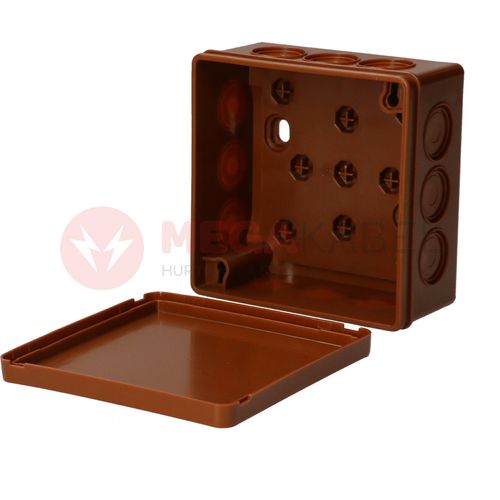 Puszka PF KLIK brązowa n/t 80x80x32 003-02 Viplast na Arena.pl