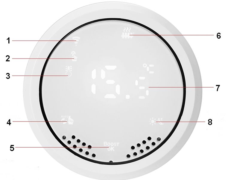 INTELIGENTNA GŁOWICA TERMOSTAT TUYA ZIGBEE WIFI IDOMTUYA zdjęcie 7