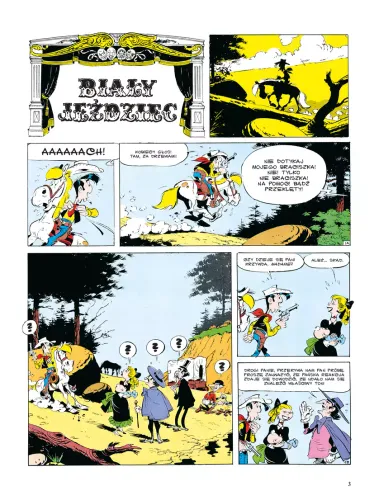 Lucky Luke. Tom 43. Biały jeździec na Arena.pl