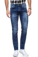 SPODNIE MĘSKIE MUSTANG Oregon Tapered K DENIM BLUE 1006064 5000 683 W28 L32