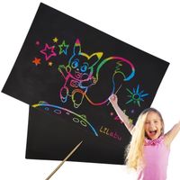 Zestaw Kreatywnych Zdrapywanek Dla Dzieci