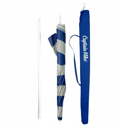 Parasol plażowy łamany z filtrem UPF50+ Captain Mike 160cm na Arena.pl