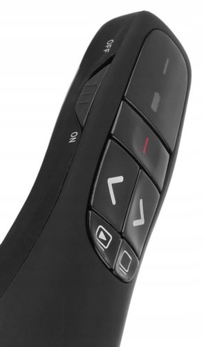 WSKAŹNIK PILOT SLAJDER DO PREZENTACJI PREZENTER LASEROWY CZARNY USB na Arena.pl