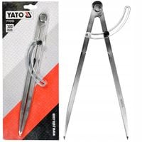 CYRKIEL ŚLUSARSKI Z PROWADNICĄ 300mm YATO