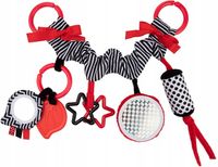 CANPOL ZAWIESZKA ZABAWKA KONTRASTOWA SENSORYCZNA WÓZKA FOTELIKA NOSIDEŁKA