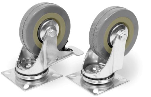 Zestaw x4 kółek koła jezdne CARGO grafitowe 75 mm na Arena.pl