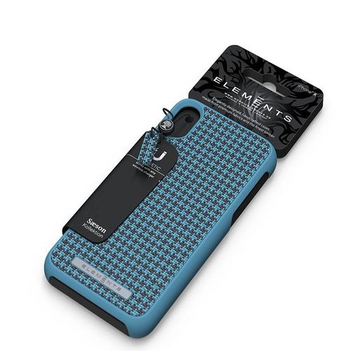 Materiałowe etui iPhone Xs Max (Petrol) na Arena.pl