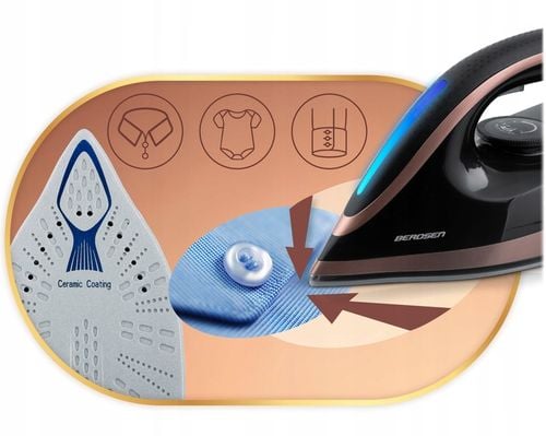 STACJA PAROWA GENERATOR PARY ŻELAZKO 3000W MOCNA CERAMICZNA POWŁOKA na Arena.pl