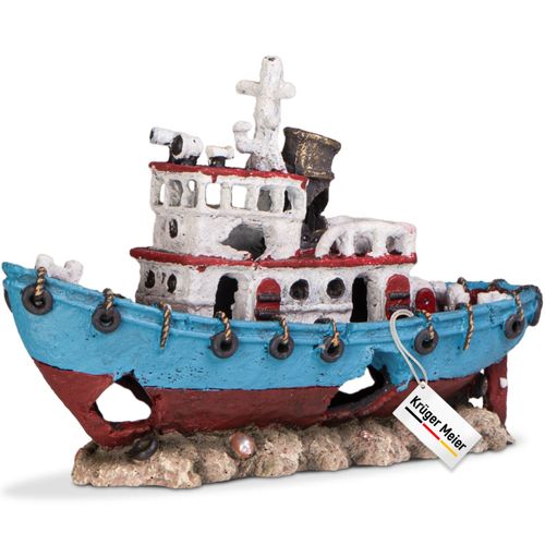 Kruger Meier Shipwreck – Statek do akwarium 28x9x18 cm na Arena.pl
