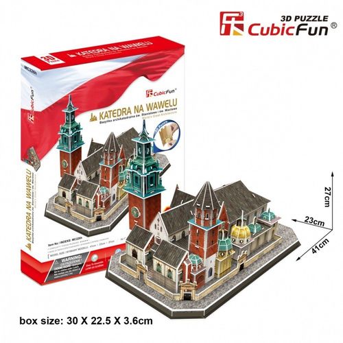 Puzzle 3D Katedra na Wawelu 101 elementów na Arena.pl