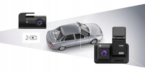 Wideorejestrator samochodowy Navitel R480 2K DUAL 2" IPS Sensor SONY IMX335 na Arena.pl
