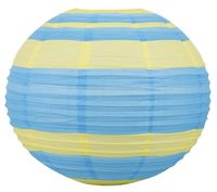 Abażur papierowy-kokon 50 niebiesko-zielony