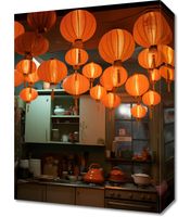 Obraz 30x40cm W Blasku Lampionów