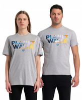 Koszulka T-Shirt sportowy unisex Arena Planet Water Medium Grey R.XL