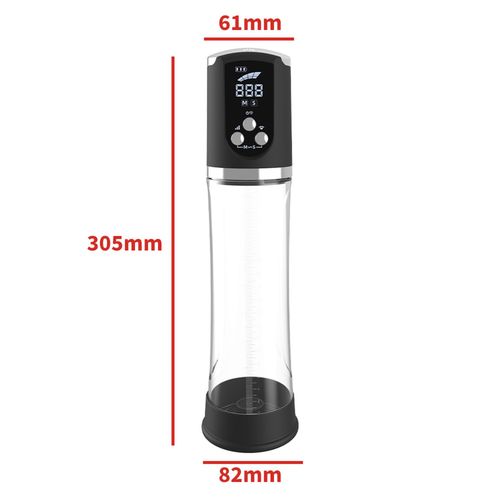 Pompka- Passion Pump, Premium Rechargeable Automatic Waterproof Lcd Pump na Arena.pl