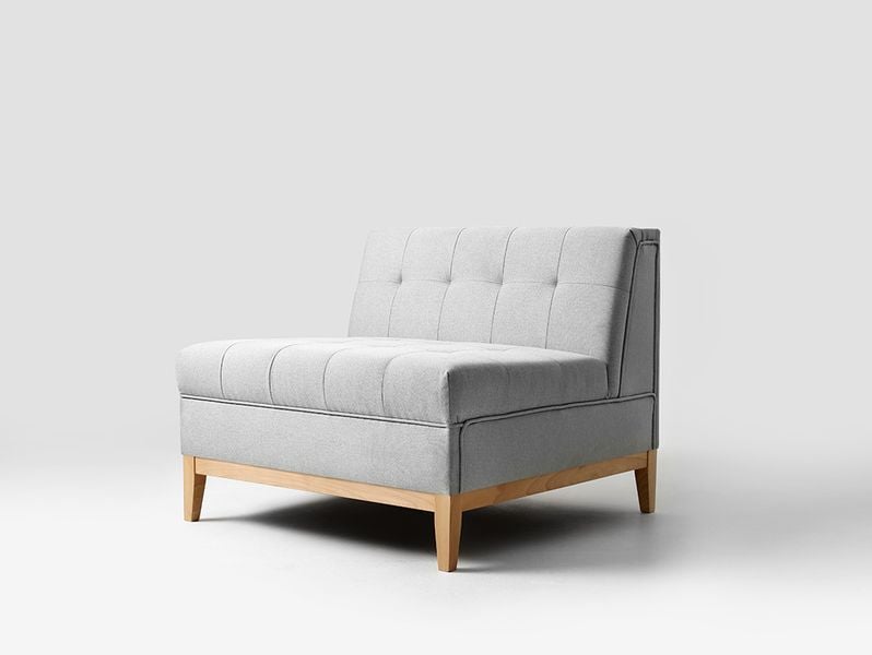 Moduł sofy by-TOM 85/85 BB - platyna, sofa modułowa, meble modułowe zdjęcie 2