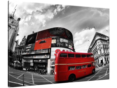 Obraz Autobus w Londynie 100x70 PŁÓTNO na Arena.pl