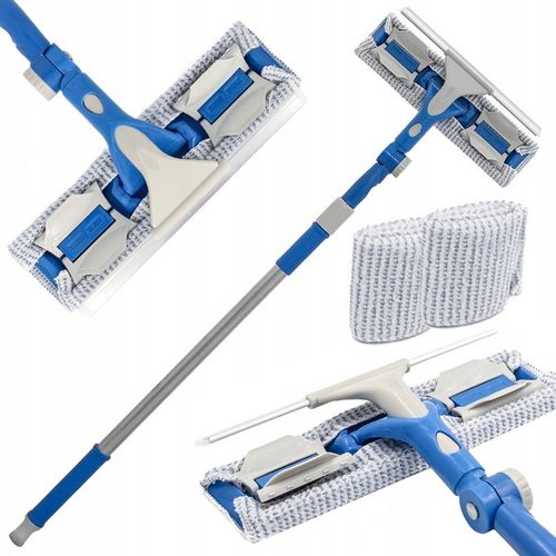 MOP DO OKIEN TELESKOPOWY MYJKA ŚCIĄGACZKA DO MYCIA SZYB LUSTER KABINY na Arena.pl