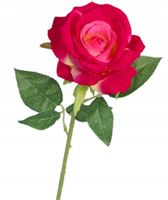 SZTUCZNE KWIATY RÓŻA POJEDYNCZA ZAMSZOWA JAK ŻYWA