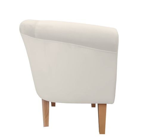 Fotel Milo nogi 20cm buk kremowy MG50 na Arena.pl