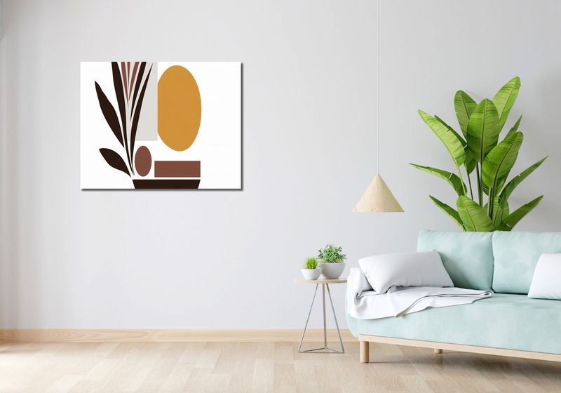 Obraz 90x70cm Geometria Wiatru zdjęcie 2
