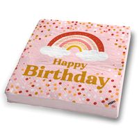 Serwetki papierowe Boho Happy Birthday, 20 szt.