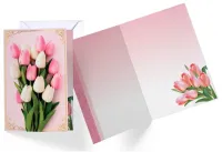 Kartka Okolicznościowa dla Niej - Tulipany - Bez Tekstu