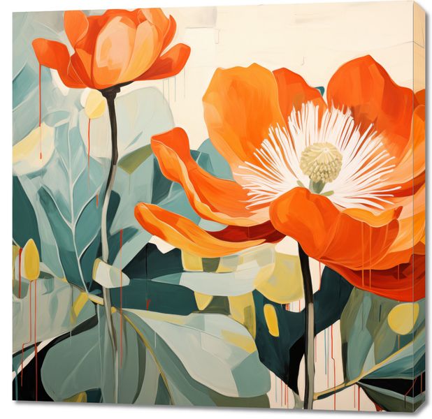 Obraz 90x90cm Żywa Pejzażystyka zdjęcie 1