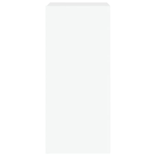 Ścienna szafka TV z LED, biała, 30,5x35x70 cm na Arena.pl