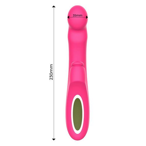 wibrator dla kobiet z funkcją grzania, ruchem góra-dół. silikonowy. enles na Arena.pl