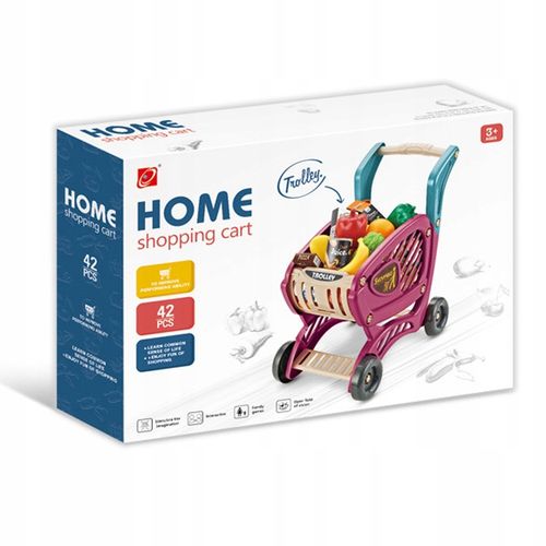 SUPERMARKET WÓZEK SKLEPOWY ZAKUPOWY DLA DZIECI SKLEP OWOCE WARZYWA MATADI na Arena.pl